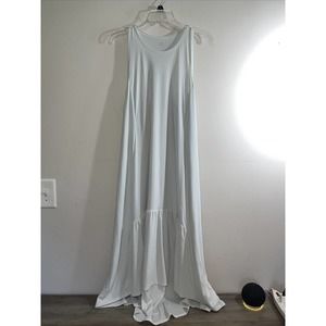 Sweaty Betty Ace Racerback Midi Dress Azure Blue Women's Size US 8-10